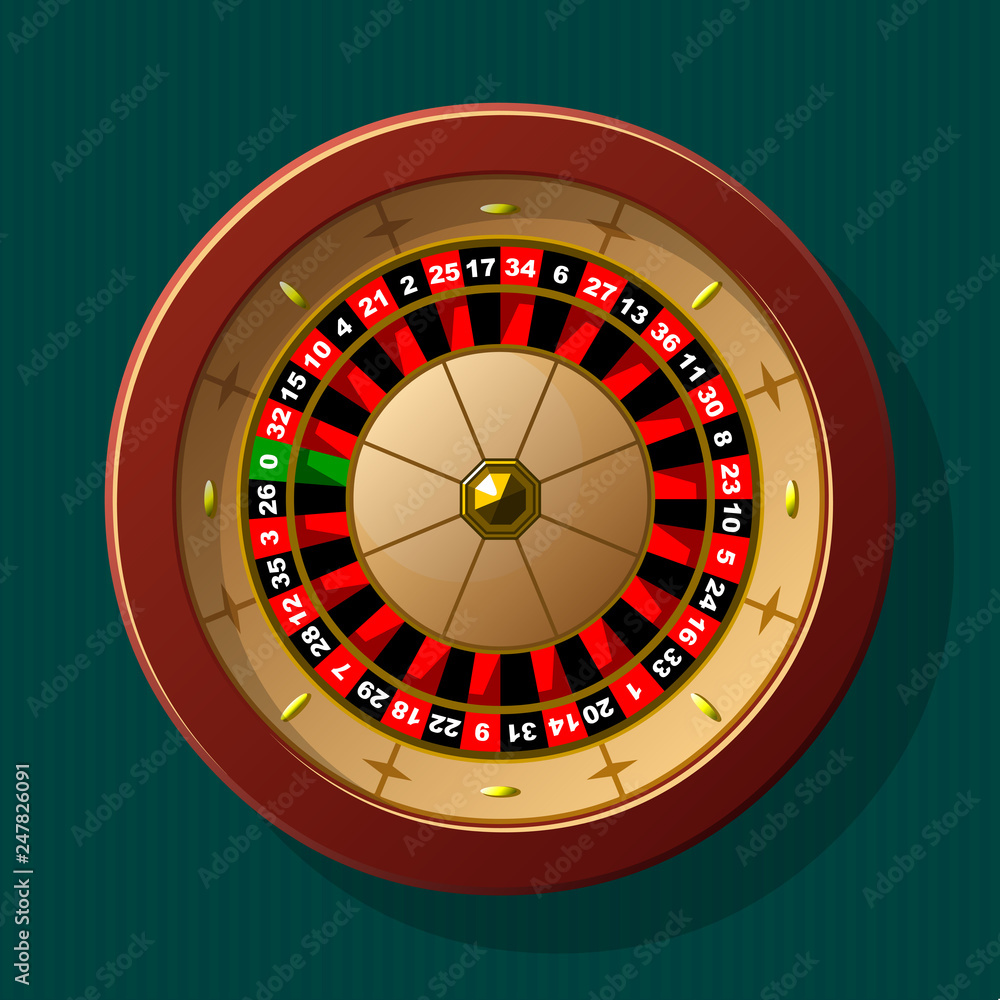 Illustration of roulette Illustration of roulette