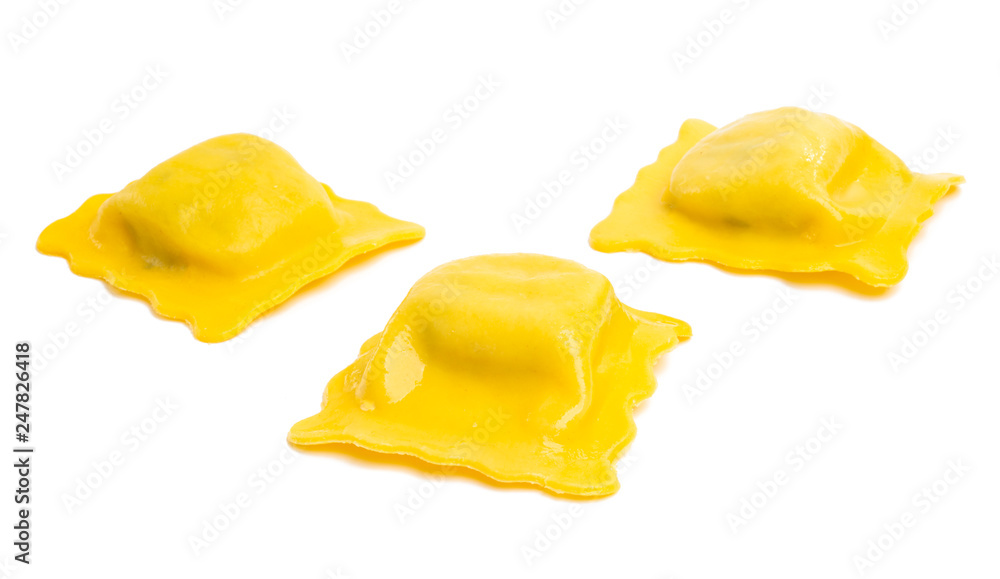 square ravioli isolated square ravioli isolated