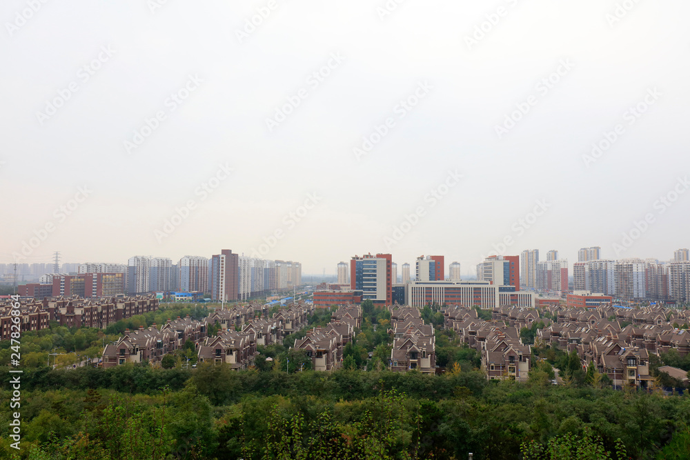 Urban scenery in Tangshan, China