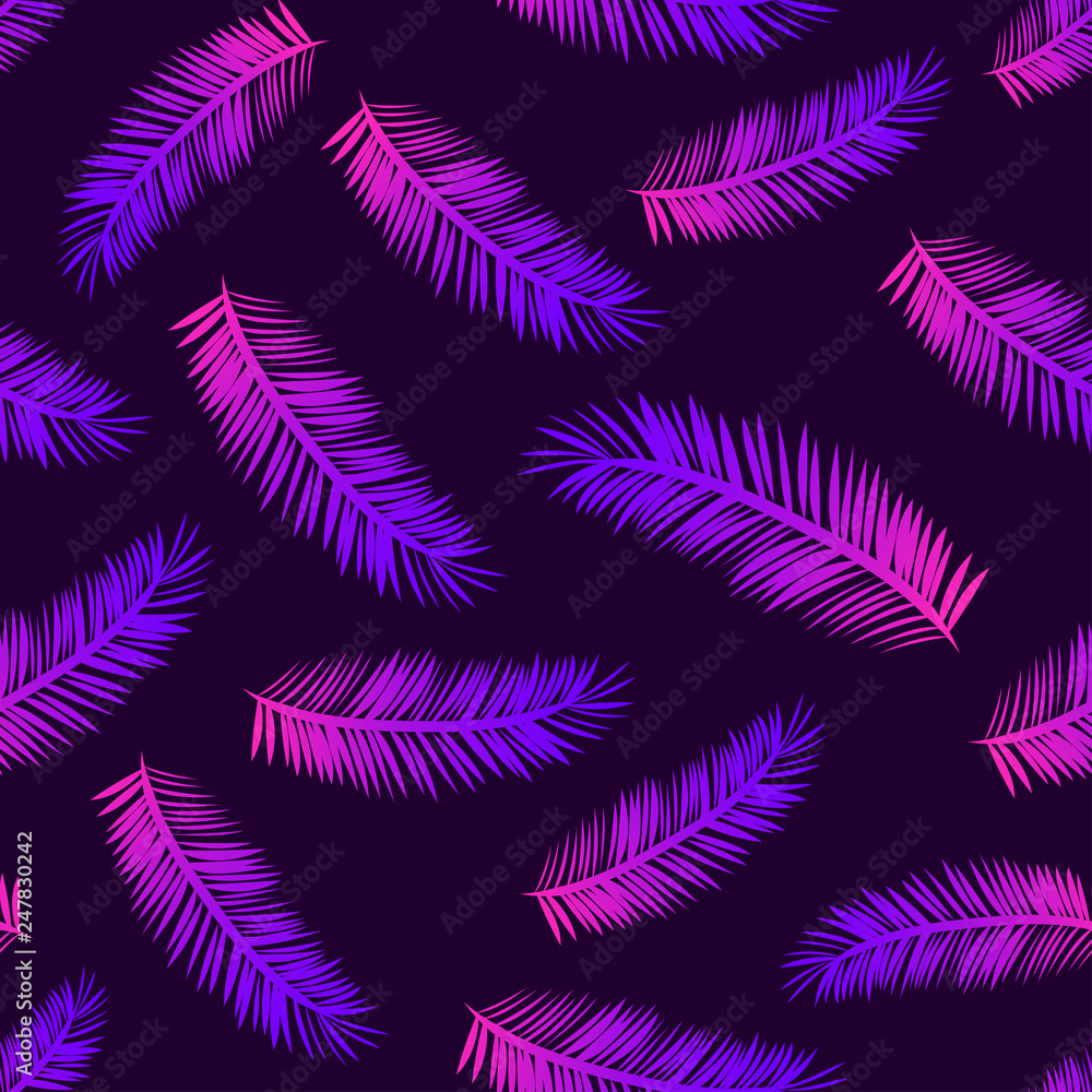 Palm leaves pattern