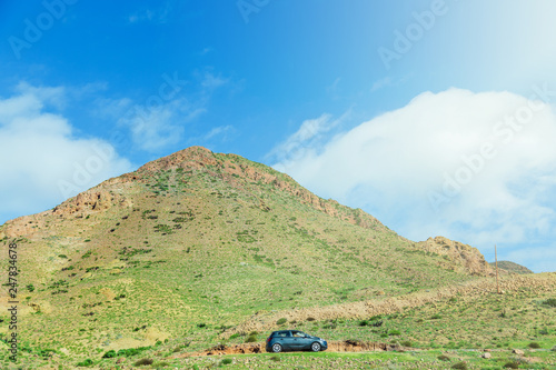 Rent car drives in natural park Cabo de Gato