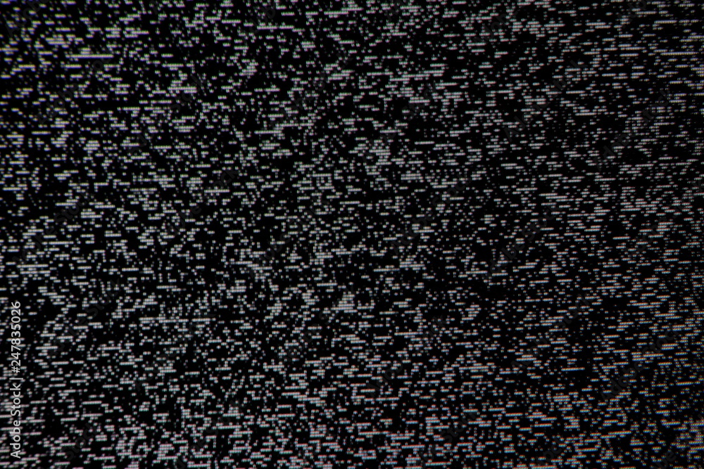 Fototapeta premium TV static