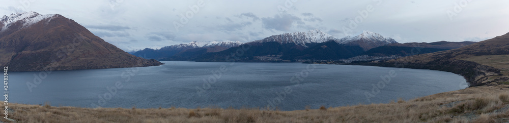 Lake Wakatipu and Queenstown Panoramic