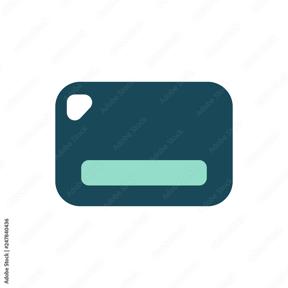 Lost key finder icon in flat style Lost key finder icon in flat style