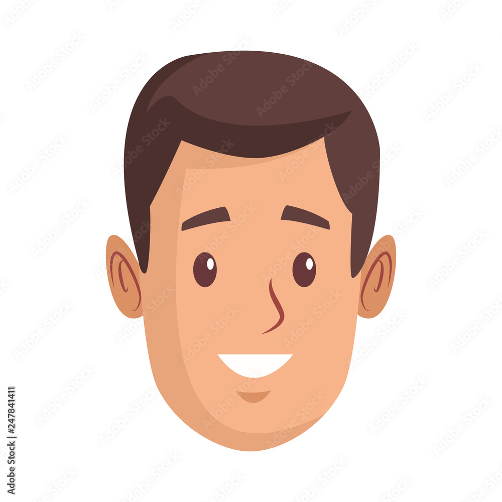 man face cartoon