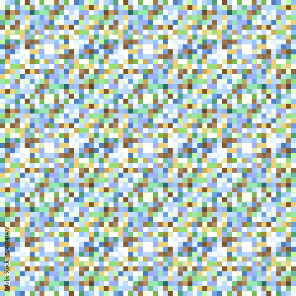 Seamless pattern background from a variety of multicolored squares.