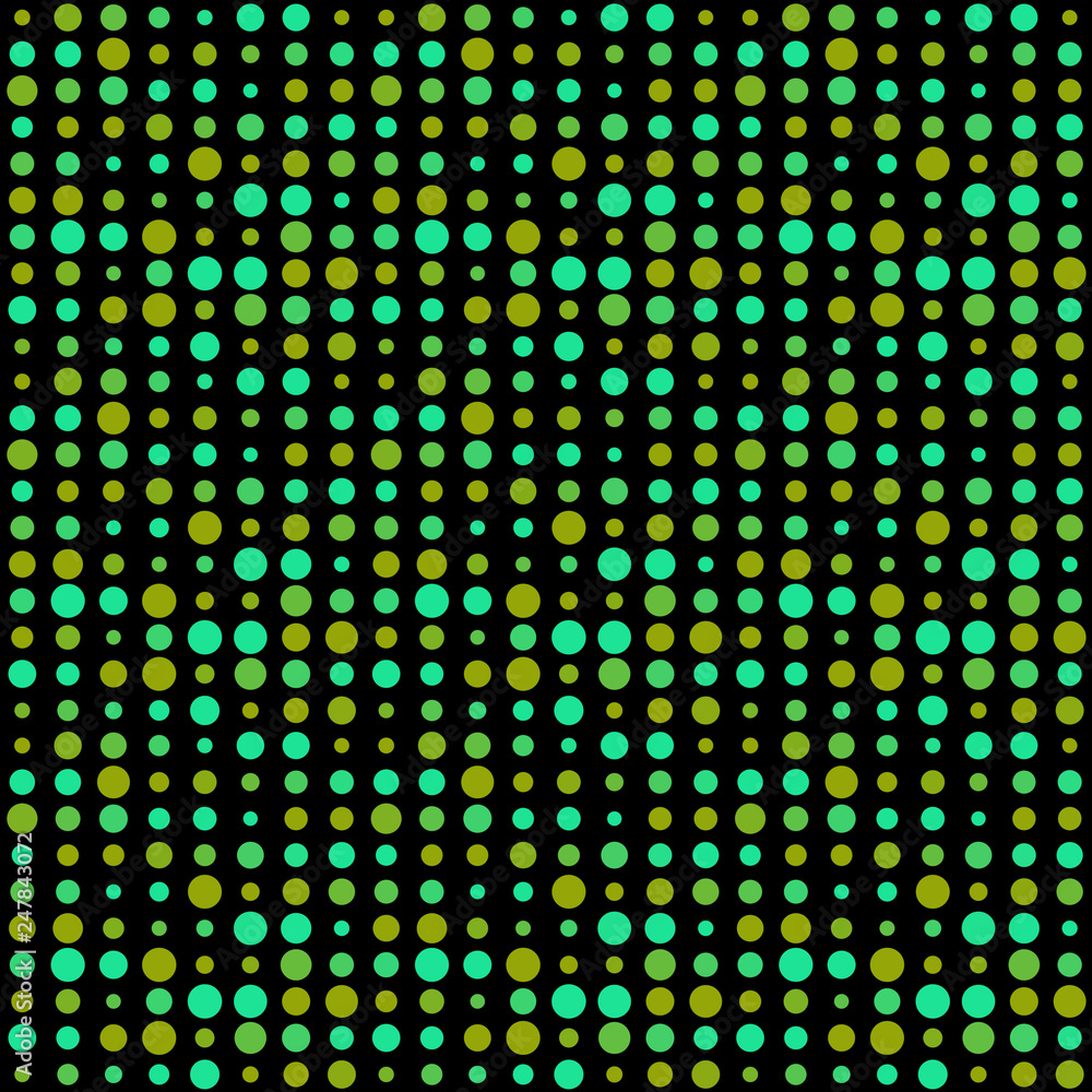 Fototapeta premium Seamless abstract pattern background with a variety of colored circles.
