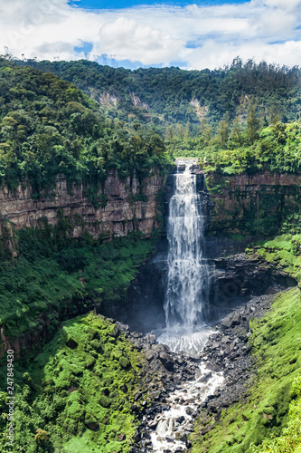 Tequendama Fall in Colombia