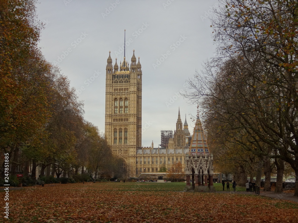 Jesień w Londynie - obrazy, fototapety, plakaty 