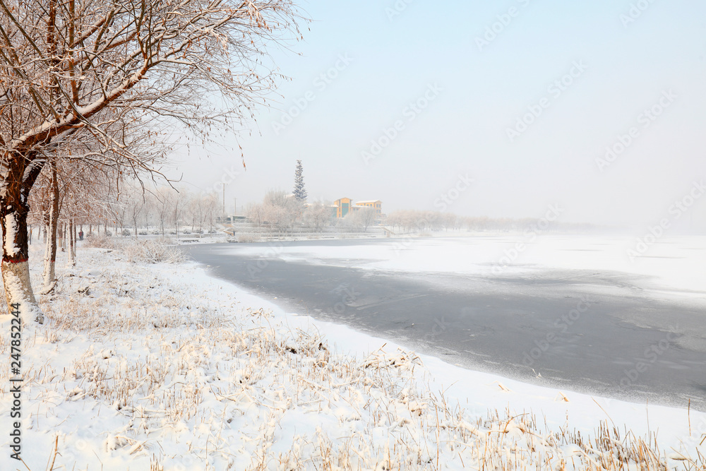Winter scenery of northern China