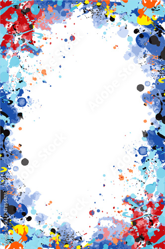 Vector Splattered frame