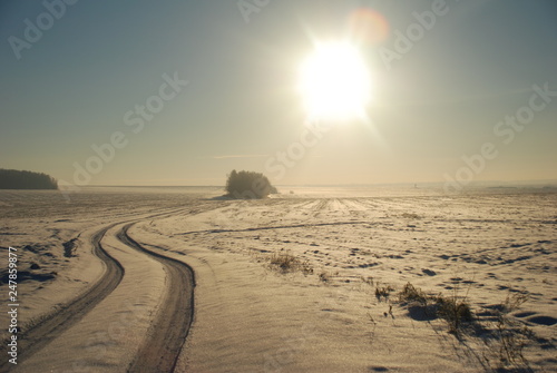 winter road