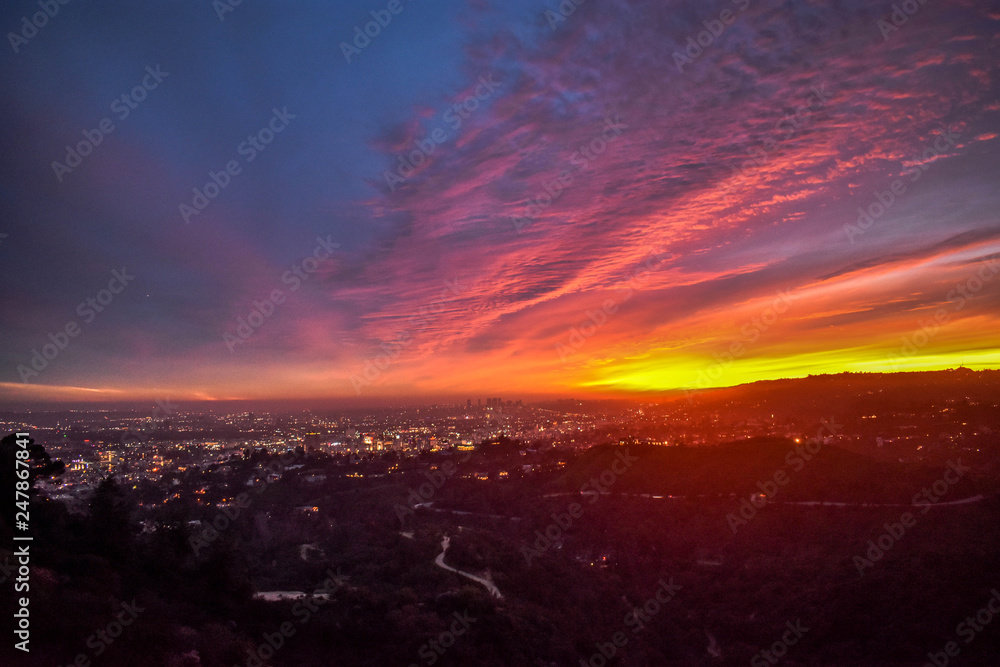 Sunset from Griffith Observatory Sunset from Griffith Observatory