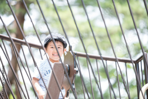 笑顔の男の子