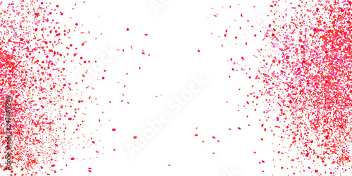Confetti on white. Geometric background with glitters. Bright pattern for design. Print for flyers  posters  banners and textiles. Greeting cards. Luxury texture