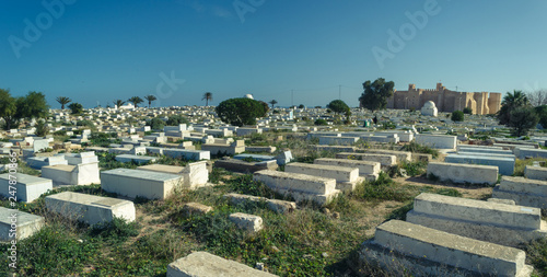 Cemetery Sidi Mezri in Monastir, Tunisia photo