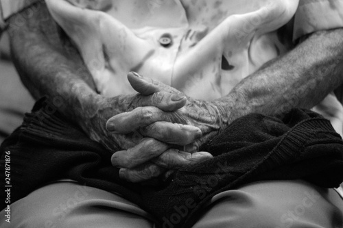 old hands woman 