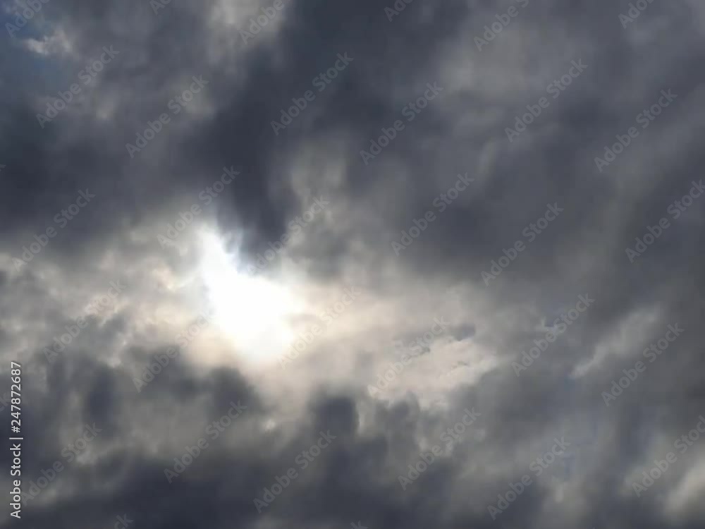 Timelapse Sun And Clouds Bright Sunny Day Through Silver Lining New Timelapse Sun And Clouds Bright Sunny Day Through Silver Lining New