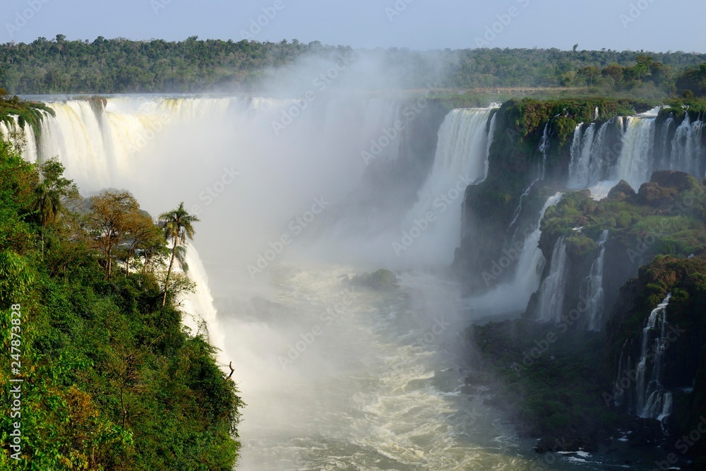 Iguazu Waterfalls, Foz do Iguacu, Iguazu National Park, Parana, Brazil, South America Iguazu Waterfalls, Foz do Iguacu, Iguazu National Park, Parana, Brazil, South America