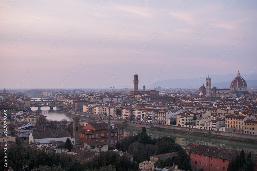 Evening Florence view