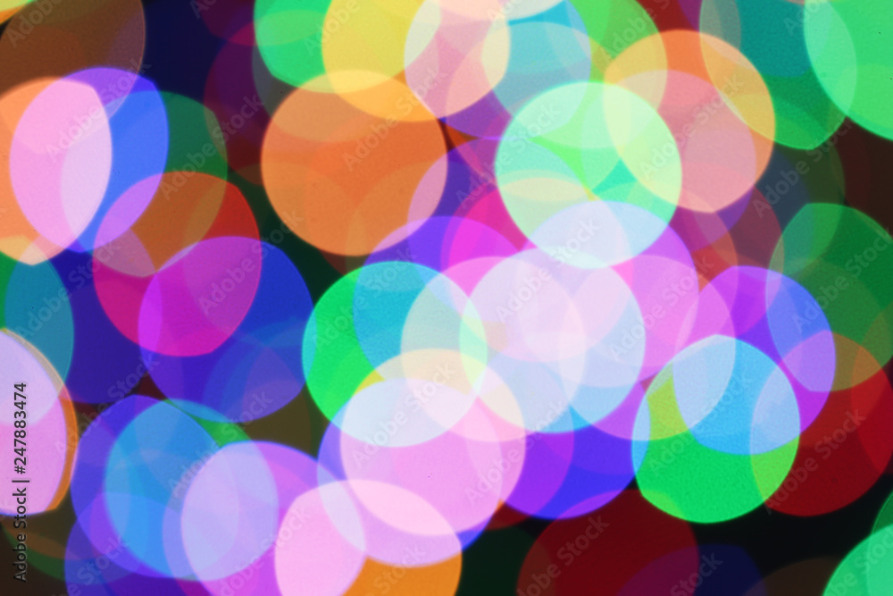 Beautiful colorful lights as background. Bokeh effect Beautiful colorful lights as background. Bokeh effect
