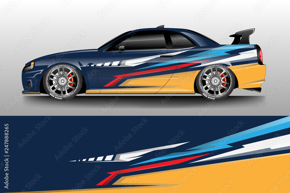 Car decal wrap company designs vector . Livery wrap company , van , cargo, truck . Car decal wrap company designs vector . Livery wrap company , van , cargo, truck .