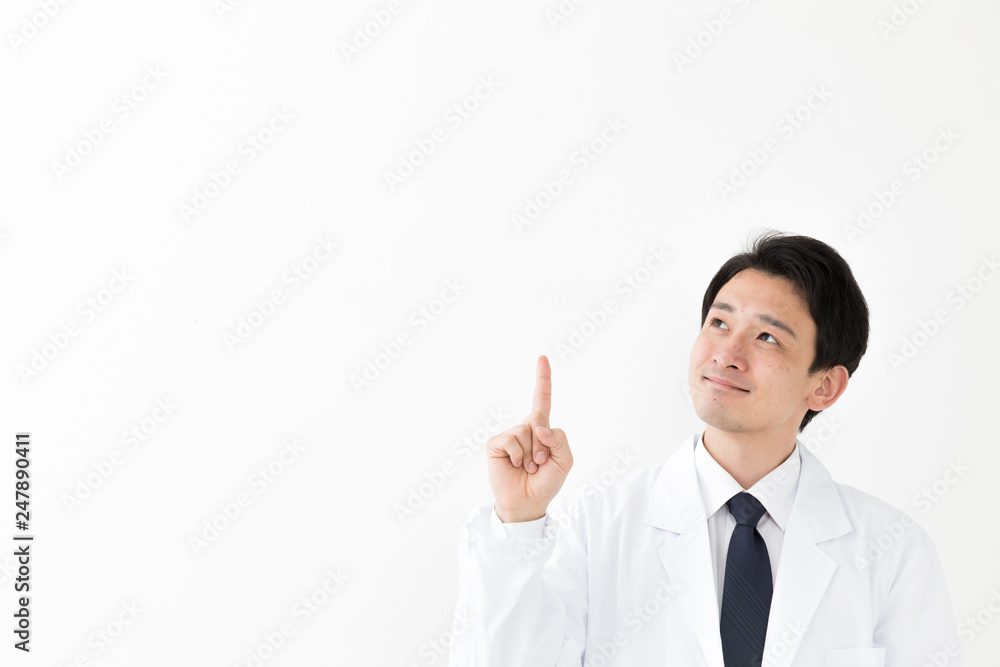 portrait of young asian doctor isolated on white background portrait of young asian doctor isolated on white background