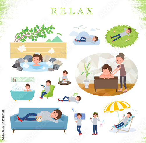 flat type men grey foodie sportswear_relax