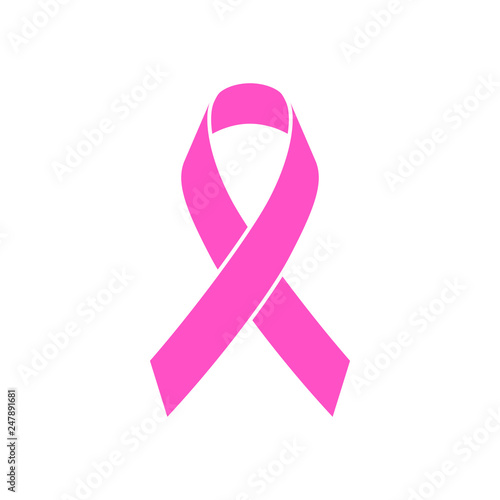 modern breast cancer awareness pink ribbons