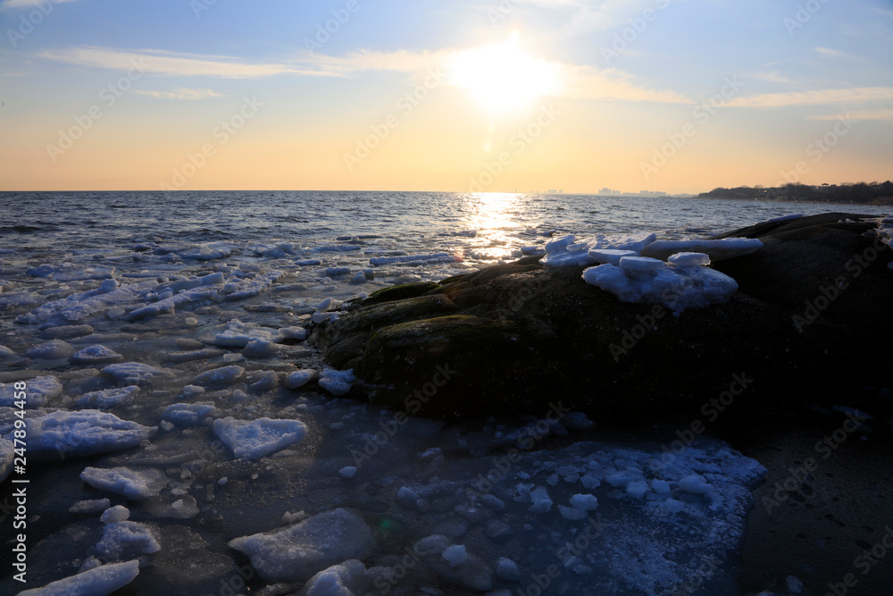 sea ice natural scenery