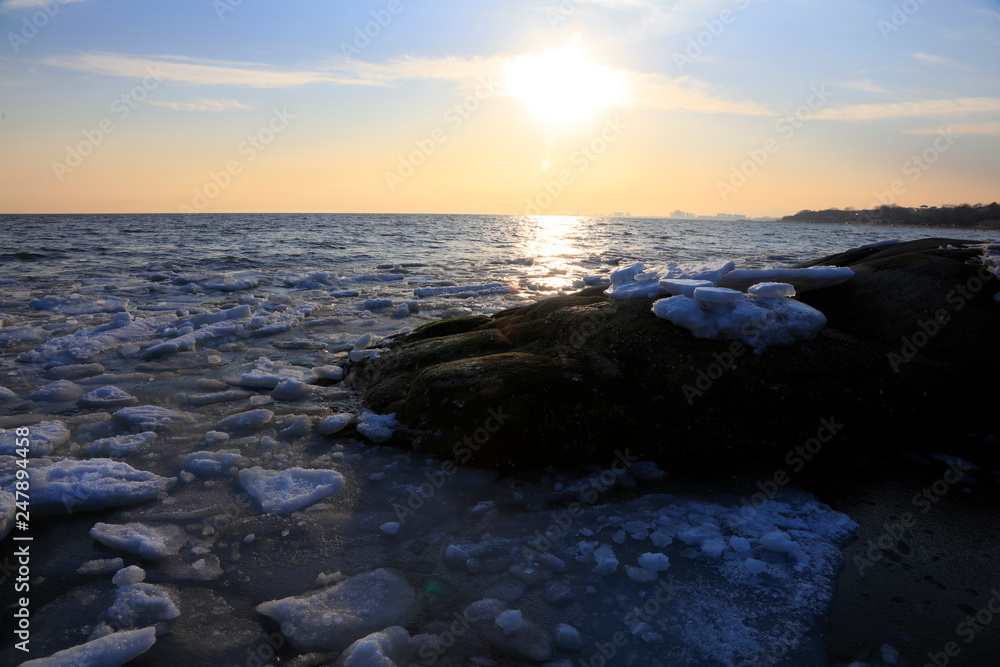 sea ice natural scenery sea ice natural scenery