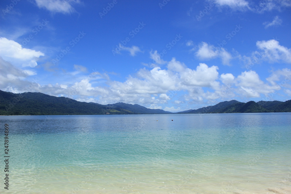 Sea and Blue Sky Sea and Blue Sky