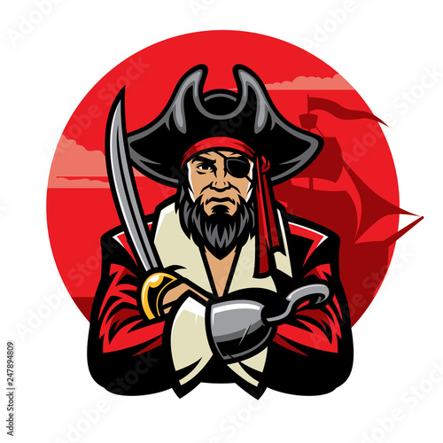 pirate with sword