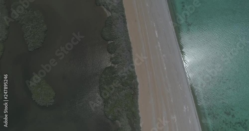 Aerial panoramic views of isla San Jose, Baja California 
Sur, Mexico. Sea of cortez. photo