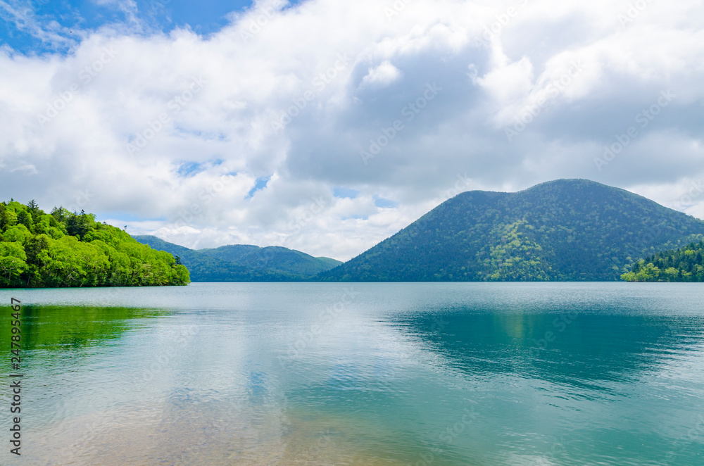 静寂の然別湖