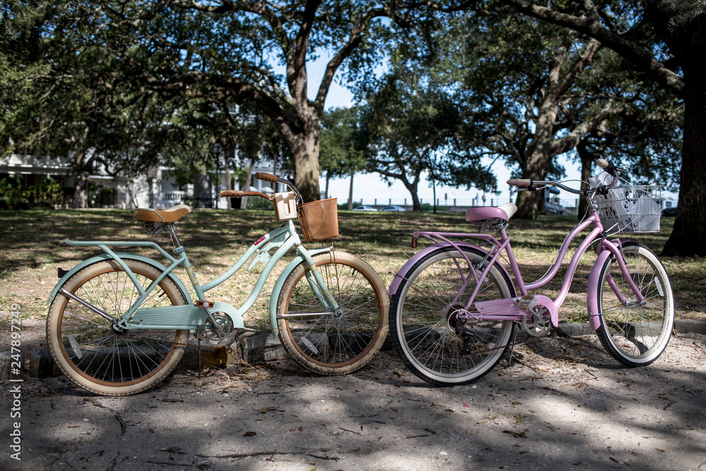 bikes in park