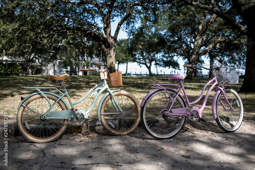 bikes in park