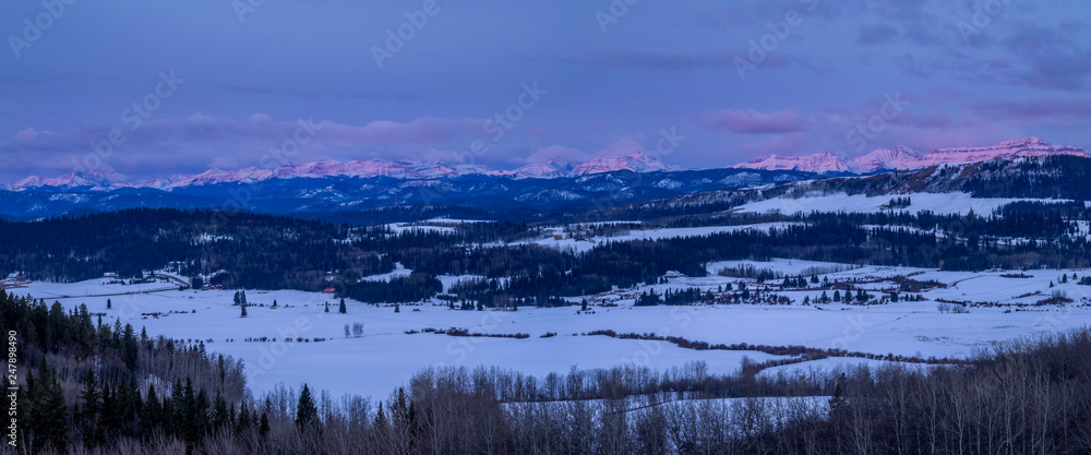 Alberta Rockies from Brown-Lowery Provincial Park