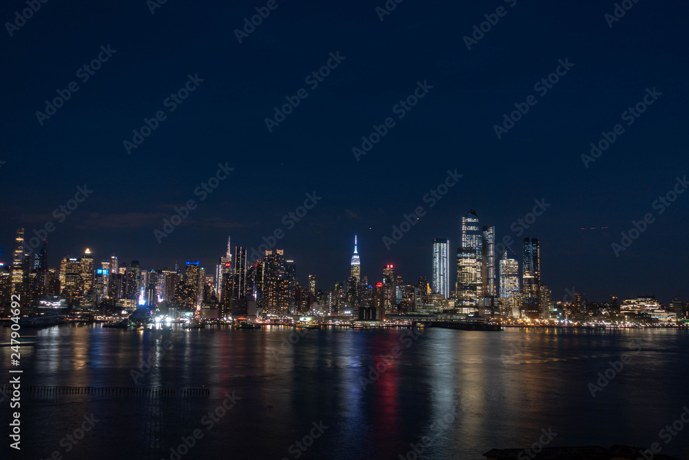 Manhattan Cityscape Blue Hour