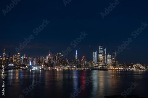 Manhattan Cityscape Blue Hour