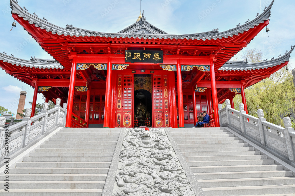 jilie si buddhist, temple harbin china, traditional architecture jilie si buddhist, temple harbin china, traditional architecture