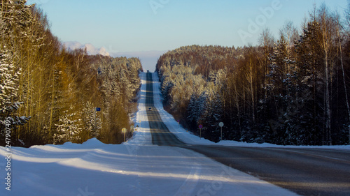 road in winter