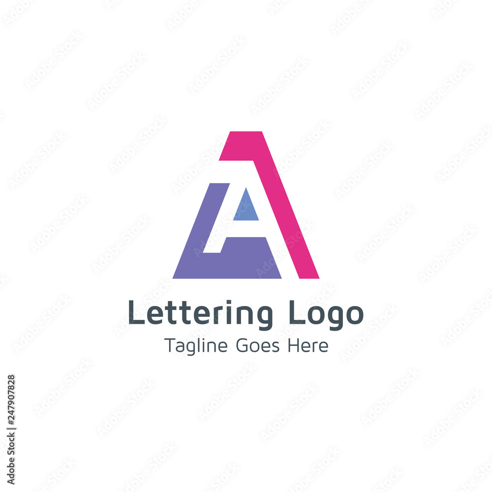 Lettering A Lettering A