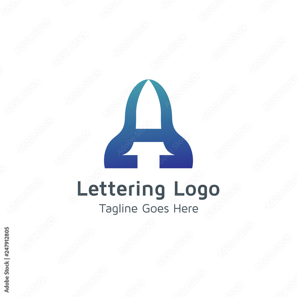 Lettering A Lettering A