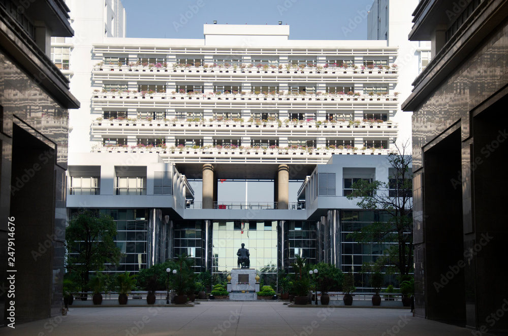 Ministry of Commerce of the Kingdom of Thailand building in Nonthaburi, Thailand
