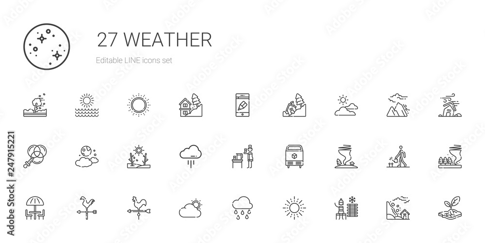 weather icons set weather icons set