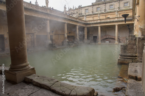 Obraz na płótnie Ancient Roman Baths w salonie