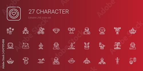 character icons set