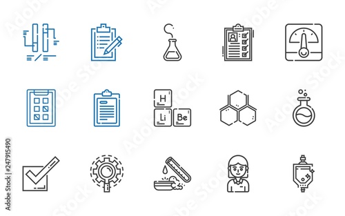 test icons set