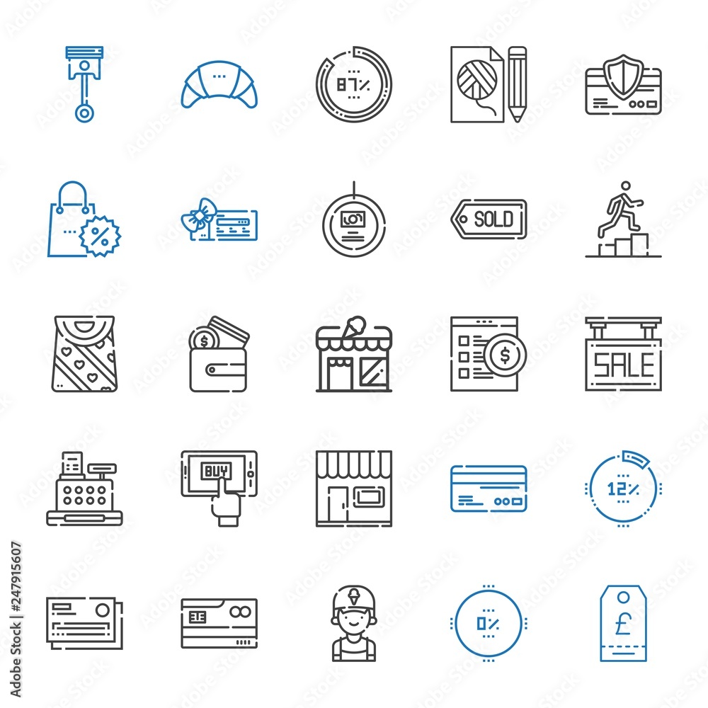 sale icons set sale icons set